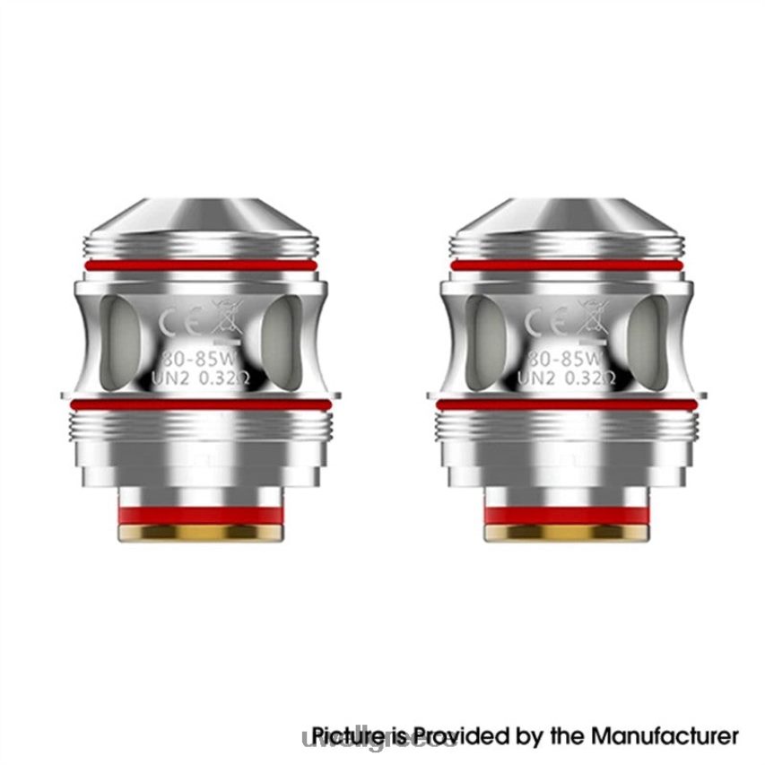UWELL Disposable Vape - 4XVT2F20 UWELL VALYRIAN 3 ανταλλακτικά πηνία | συσκευασία 2 τεμαχίων fecrai 014ohm
